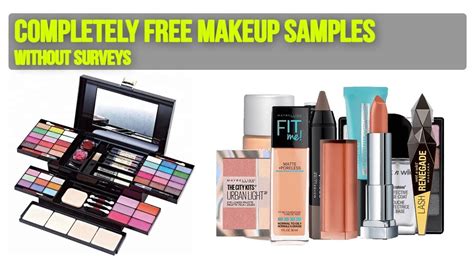 free makeup samples without surveys